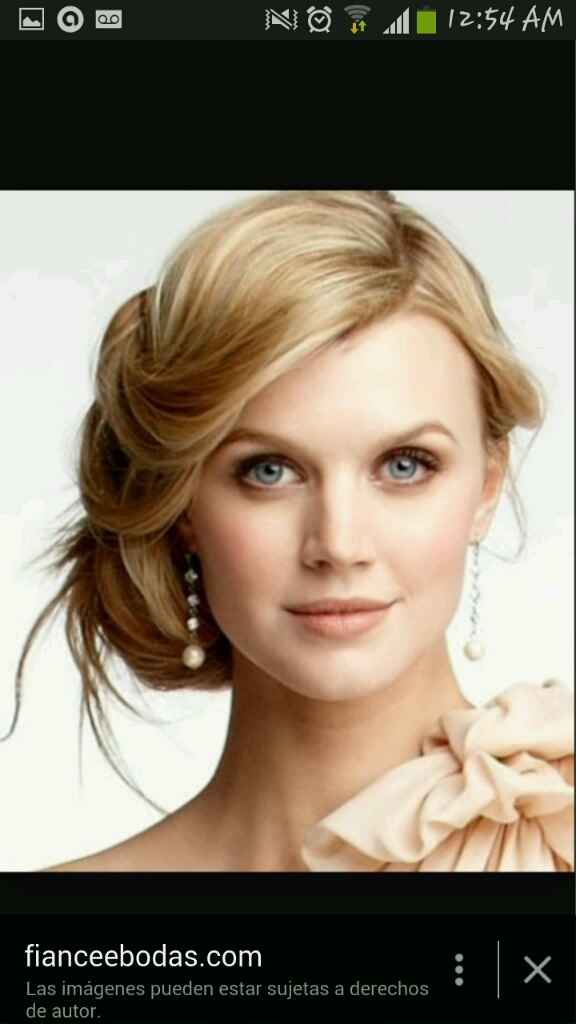 Mi prueba de peinado y maquillaje.... no me gustó! - 1