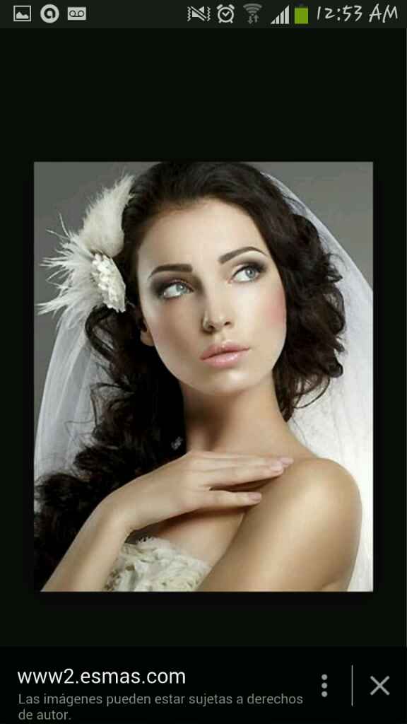 Mi prueba de peinado y maquillaje.... no me gustó! - 2