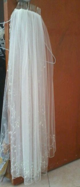 A 21 dias  Presento: La prueba de vestido, mi velo, tocado, accesorios de  la iglesia y mis invitaci