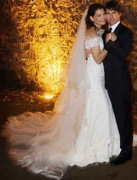 Katie Holmes wedding dress