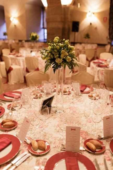 Coral-blanco decoración