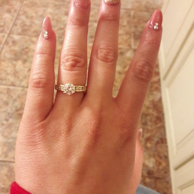 Les gustó su anillo de compromiso? 8