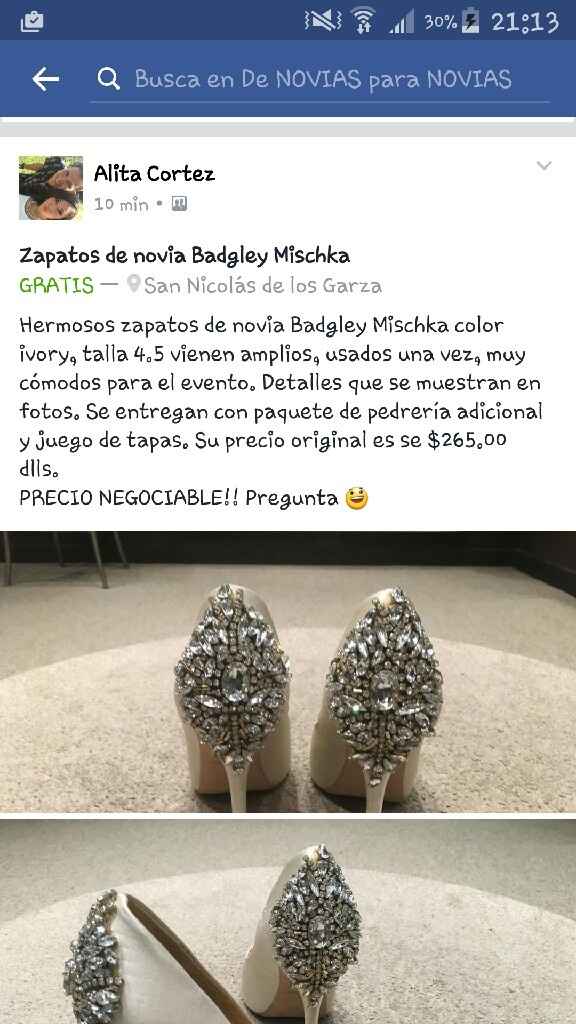 Zapatillas de novia - 1
