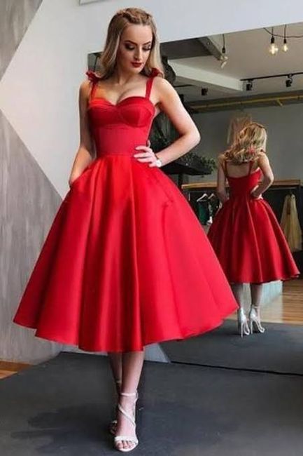 Vestidos en rojo para invitadas 24