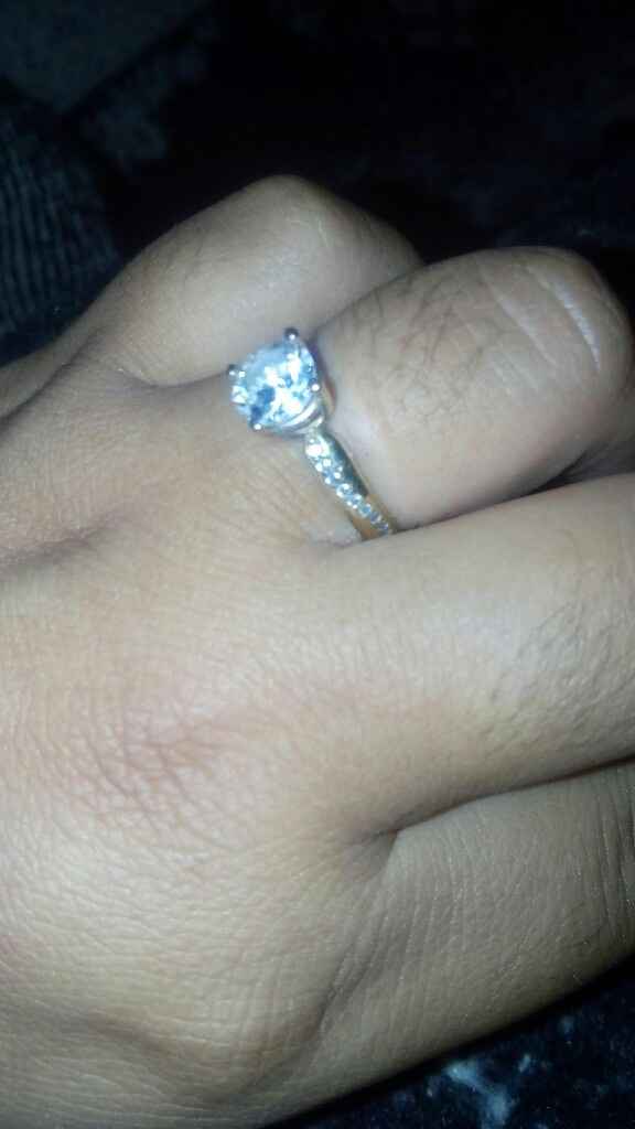 Llego la hora de presumir sus anillos - 1