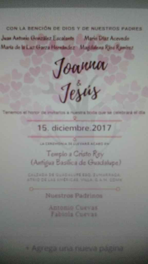  invitaciones - proveedores confiables - 1