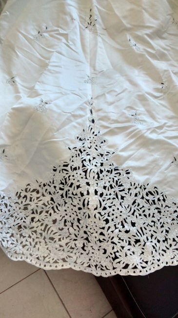 cauda de mi vestido!