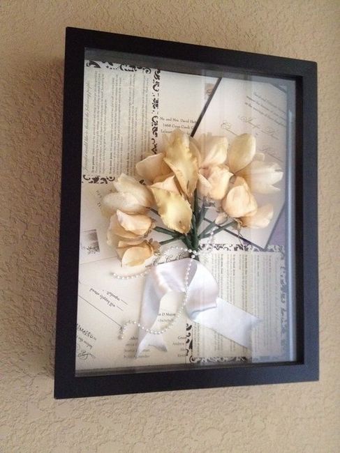 Ideas para el ramo de novia después de la boda - 1