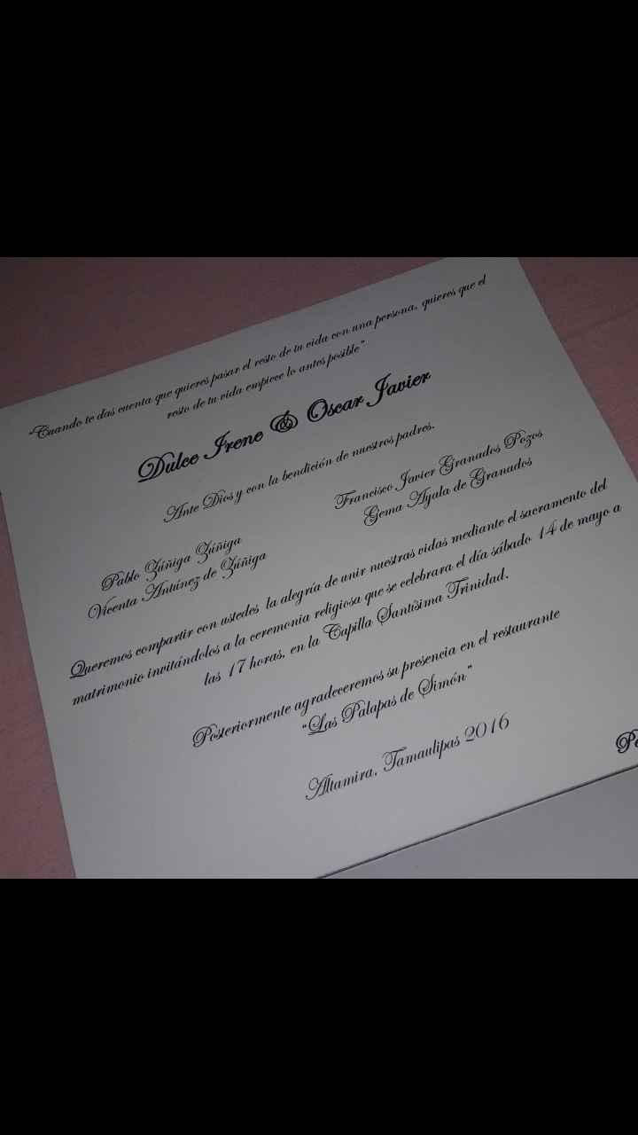 Invitaciones 