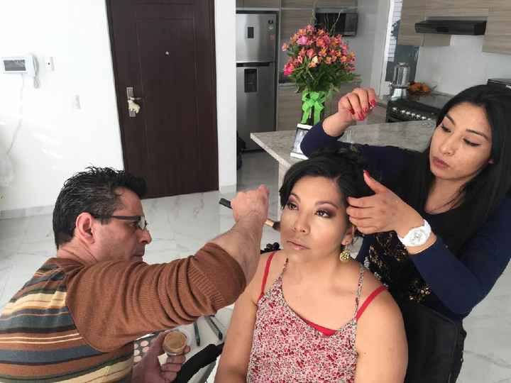 Mi prueba de maquillaje y peinado - 2