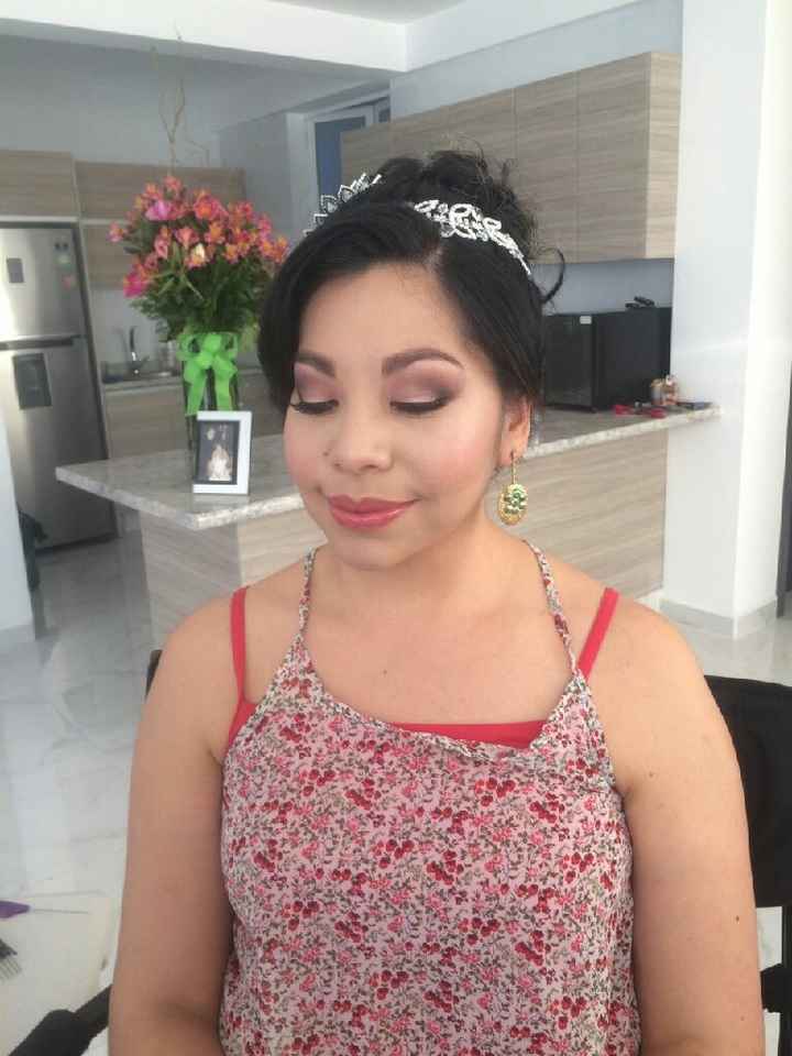 Mi prueba de maquillaje y peinado - 3