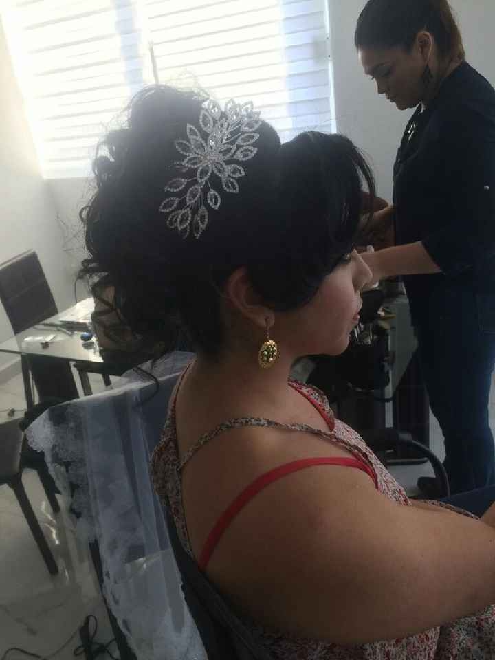 Mi prueba de maquillaje y peinado - 5