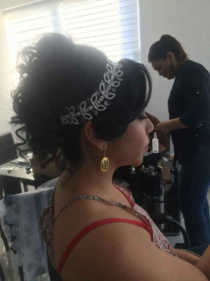 Mi prueba de maquillaje y peinado - 6