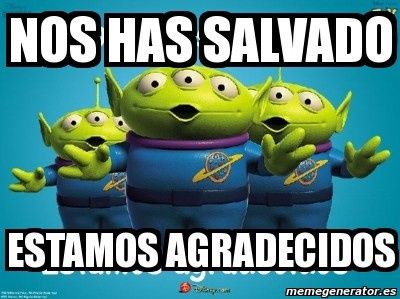 nos has salvado