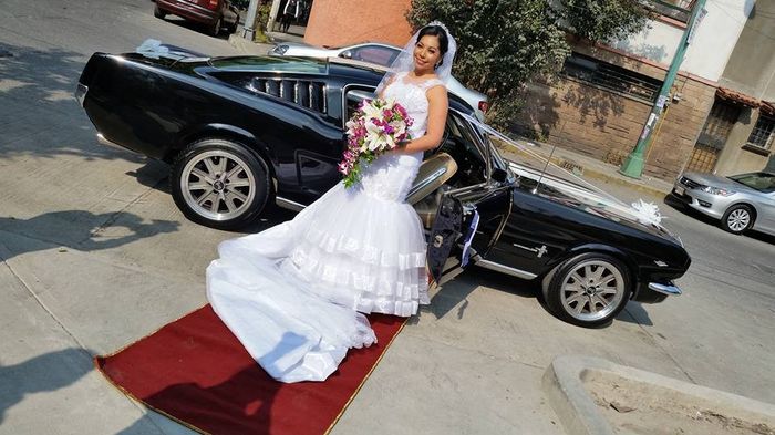 llegando a la iglesia