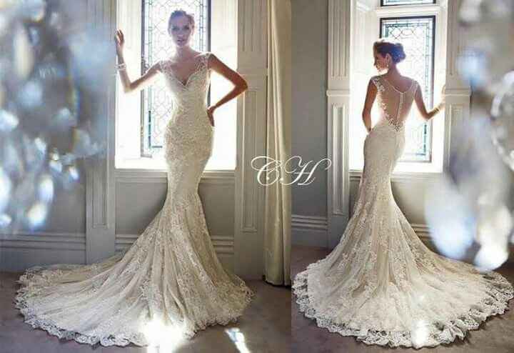 Qué tipo de escote llevara su vestido? Corazon, straplees, cuadrado, redondo, halter, mao? - 1