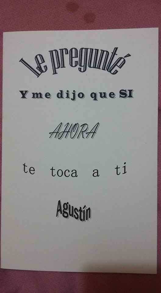 Invitación y presente para los bestman!!