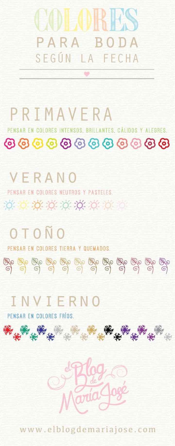 Colores para la boda - 1