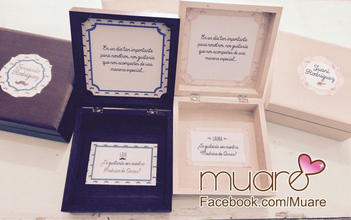 Invitaciones para padrinos 