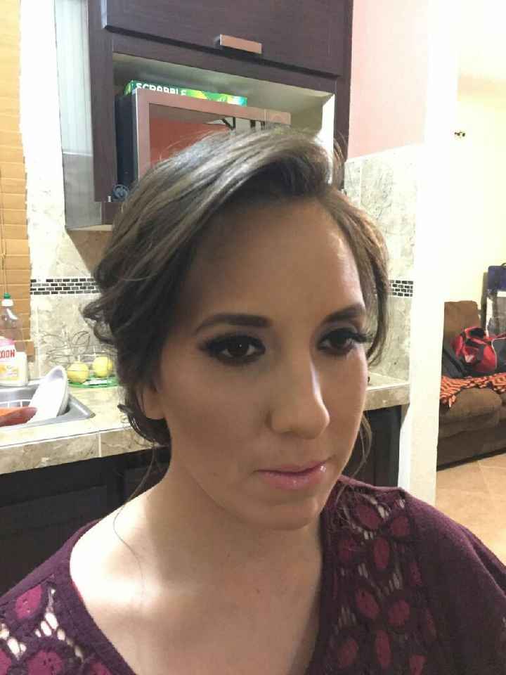 Prueba de maquillaje y peinado... y me gusto - 4