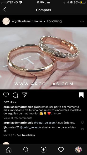 ¿Vas a escoger una alianza que combine con tu anillo? - 1