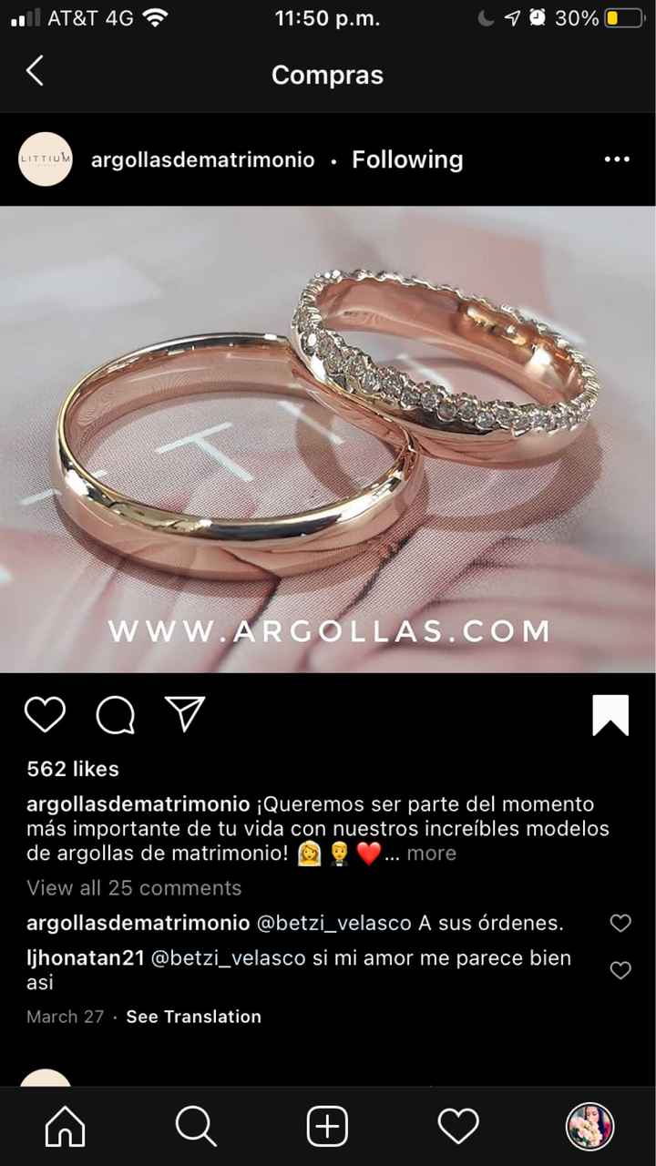 ¿Vas a escoger una alianza que combine con tu anillo? - 1