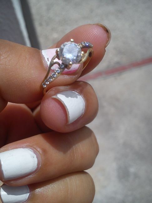 mi anillo de compromiso!!!
