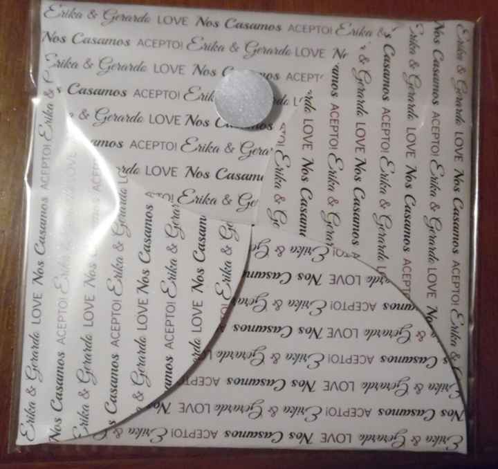 Nuestra invitación diy - 2