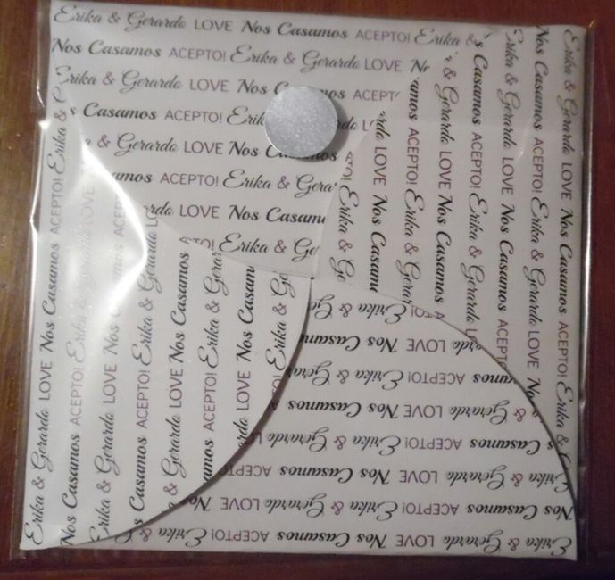 Nuestra invitación diy - 2