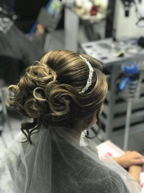  Prueba de peinado y maquillaje😊😍 - 2