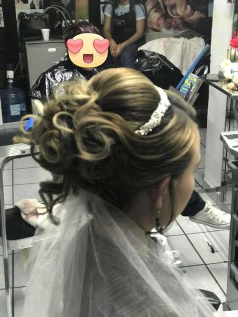  Prueba de peinado y maquillaje😊😍 - 4