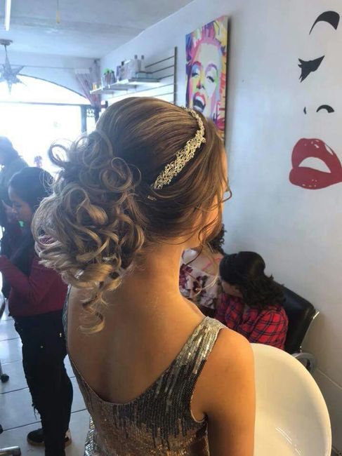  El Peinado de mi boda😁 - 2