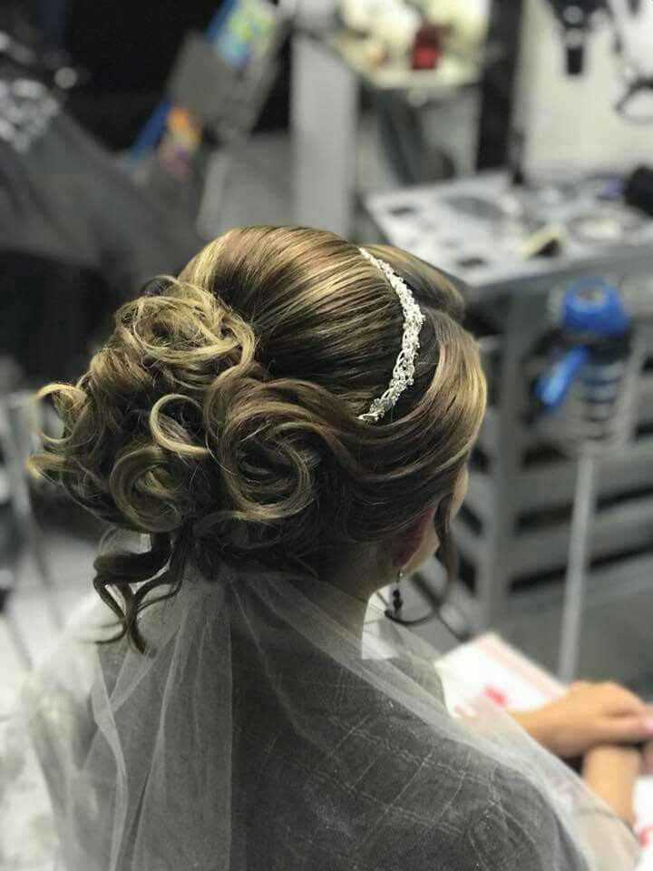  Prueba de peinado y maquillaje😊😍 - 2