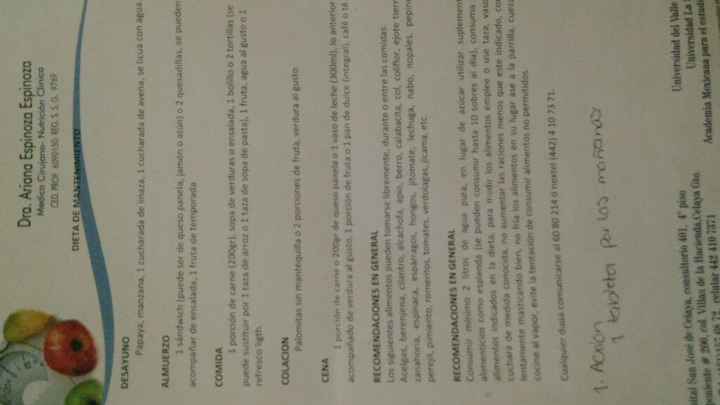 Hoy comenzamos la dieta y el ejercicio!!! - 1