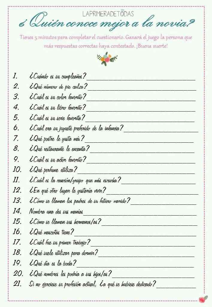 Juegos para la despedida de soltera!! - 4