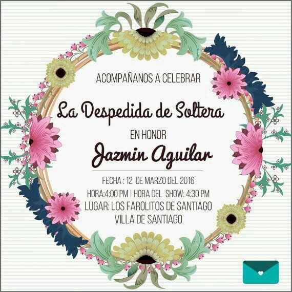 Pueden ayudarme con invitaciones despedida - 5