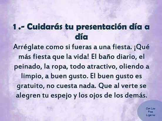 Reglas basicas para una autoestima de 10!!! - 1