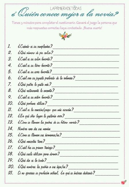 Juegos para la despedida de soltera!! - 4