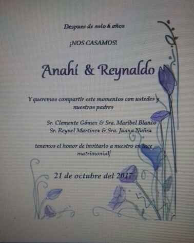 Boceto de invitacion hecha por mi jeje - 1