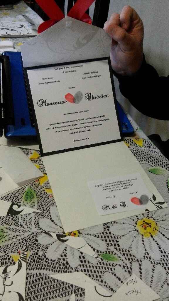 Mis invitaciones diy, que les parecen?? - 2