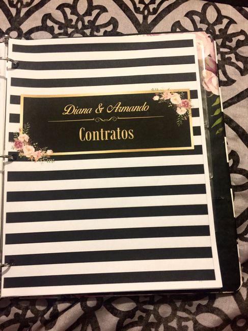 Mi agenda organizadora de bodas casi terminada ❤️ - 18