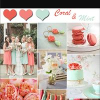 Coral and Mint!