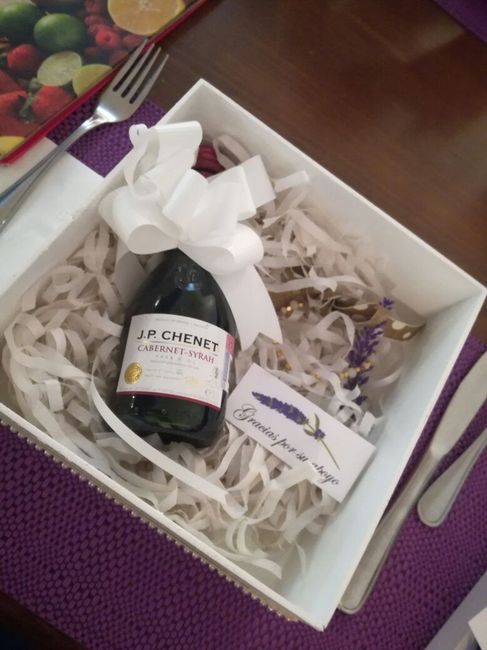 preparando la cajita