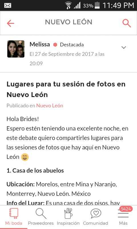  Locaciones para foto en Mty??? Opciones - 1