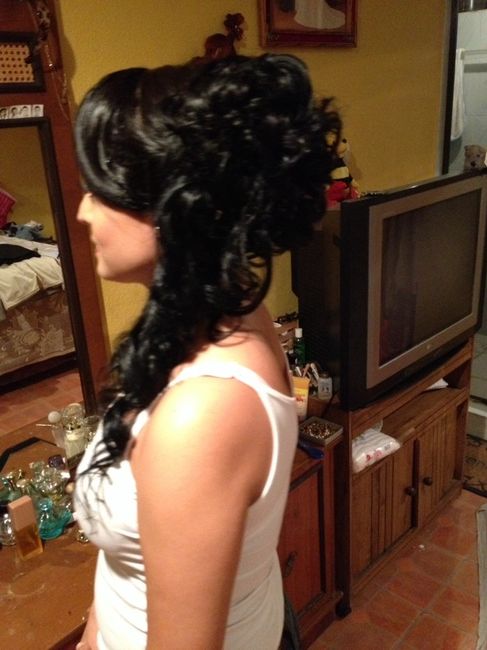 Mi prueba de peinado y maquillaje - 3