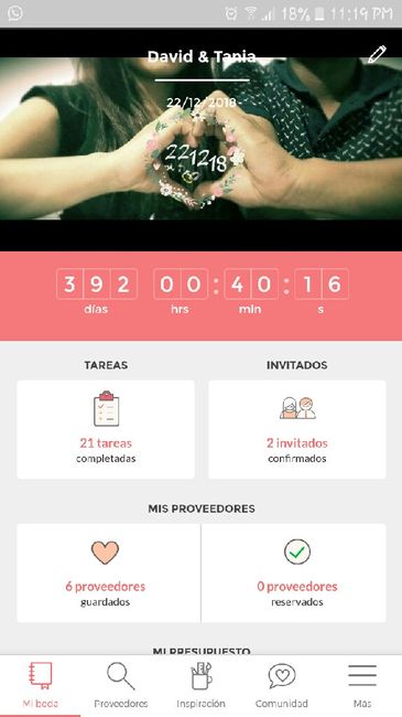 ¿Cuántos días faltan para tu boda? - 1