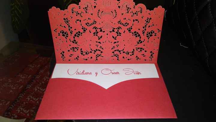 Mis invitaciones rojas!!! - 1