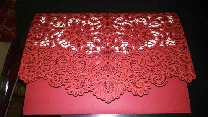 Mis invitaciones rojas!!! - 2