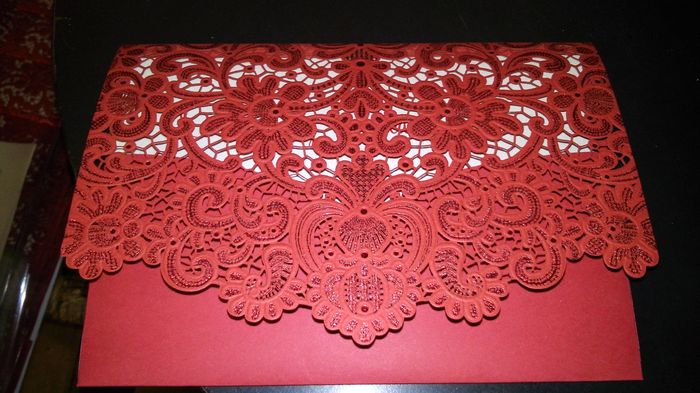 Mis invitaciones rojas!!! - 2