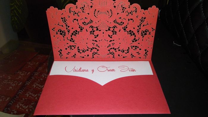 Ayuda nenas invitaciones para mi boda rojo con blanco :) - 2
